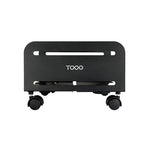 Soporte para cpu de suelo con ruedas TooQ umcs0004 - b negro
