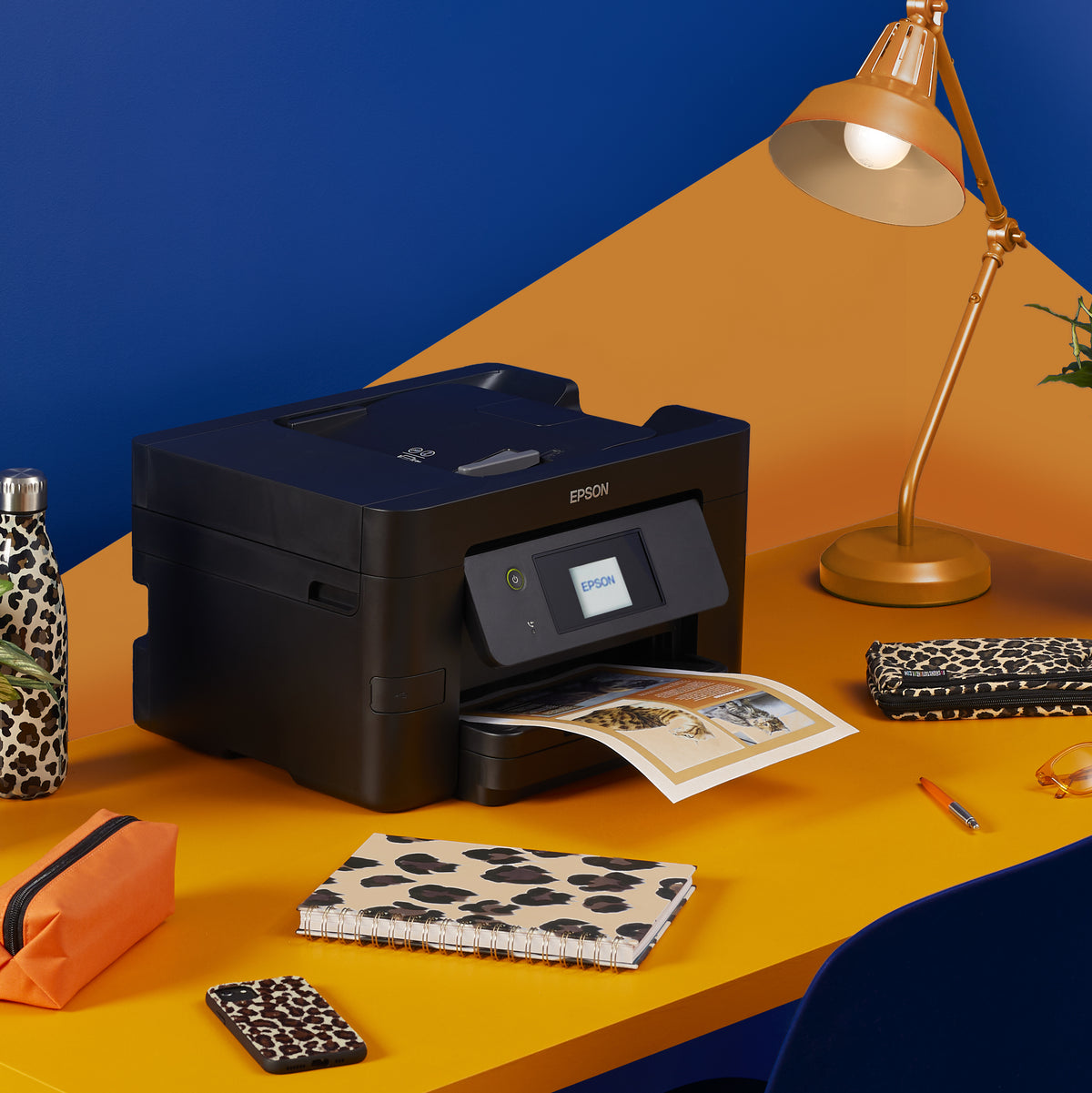 Multifunción inyección Epson workforce pro wf - 3820dwf color WiFi duplex fax