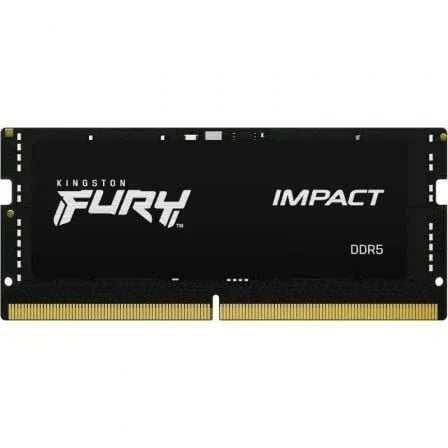 Memoria RAM Kingston FURY Impact 16GB/ DDR5/ 5600MHz/ 1.1V/ CL40/ SODIMM - PixelPlaza