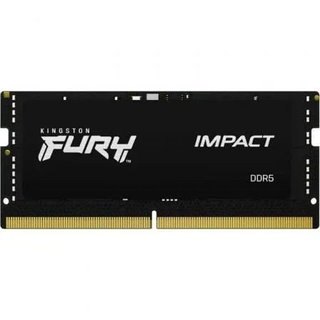 Memoria RAM Kingston FURY Impact 16GB/ DDR5/ 5600MHz/ 1.1V/ CL40/ SODIMM - PixelPlaza