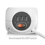 Regleta cubica Ewent ew3939 3 tomas shucko · 3 puertos USB · 1.5m