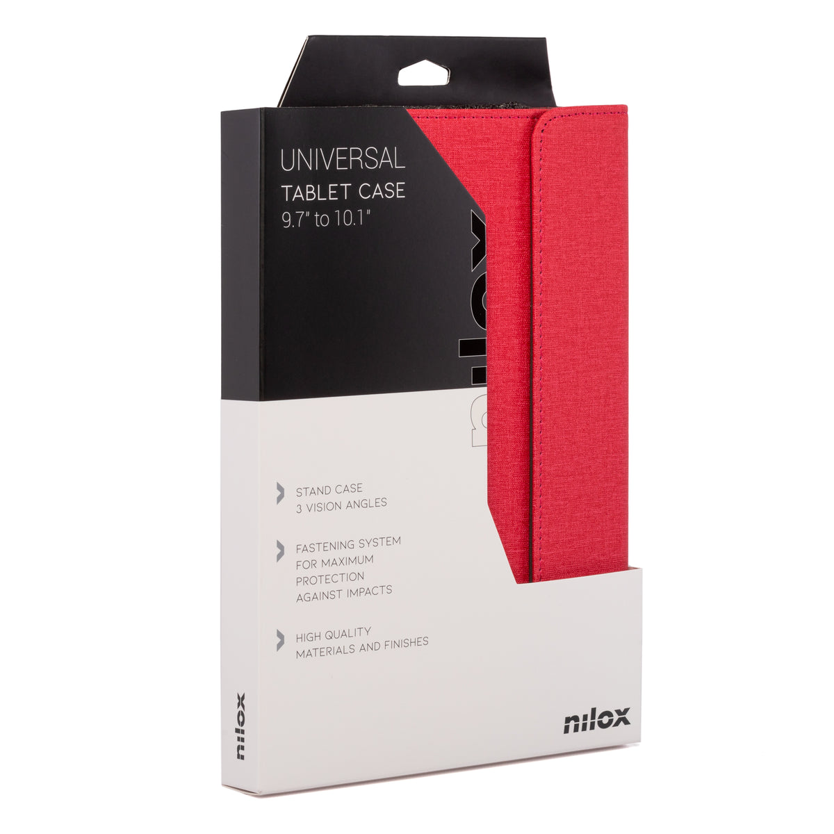 Funda tablet universal nilox 10.5 pulgadas roja