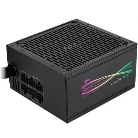 Fuente de Alimentación Aerocool LUXPRO RGB750M/ 750W/ Ventilador 14cm/ 80 Plus Bronze - PixelPlaza