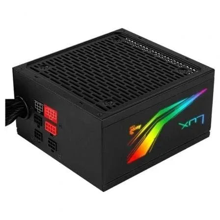 Fuente de Alimentación Aerocool LUX RGB 550M/ 550W/ Ventilador 12cm/ 80 Plus Bronze - PixelPlaza