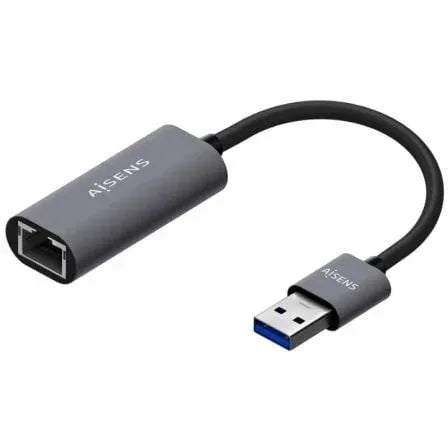 Adaptador USB 3.0 - RJ45 Aisens A106-0708/ 1000Mbps - PixelPlaza