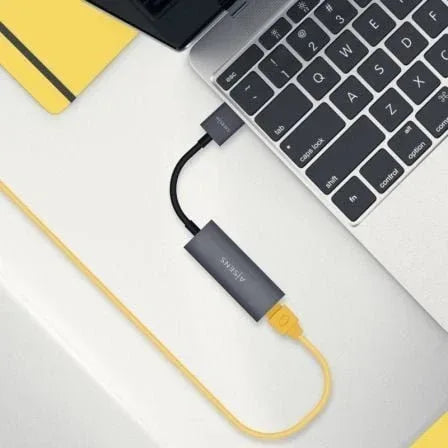 Adaptador USB 3.0 - RJ45 Aisens A106-0708/ 1000Mbps - PixelPlaza
