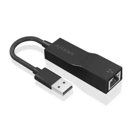Adaptador USB 3.0 - RJ45 Aisens A106-0766/ 1000Mbps - PixelPlaza