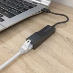 Adaptador USB 3.0 - RJ45 Aisens A106-0766/ 1000Mbps - PixelPlaza