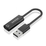 Tarjeta de Sonido Aisens A106-0770/ USB Macho - Jack 3.5 Hembra - PixelPlaza