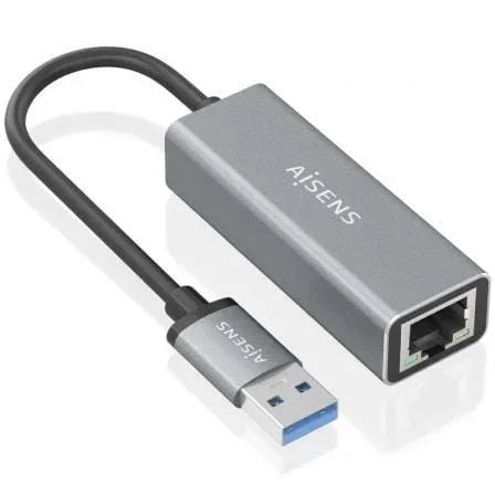 Adaptador USB 3.0 - RJ45 Aisens A106-0897/ 1000Mbps - PixelPlaza