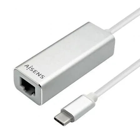 Adaptador USB Tipo-C - RJ45 Aisens A109-0341/ 1000Mbps - PixelPlaza