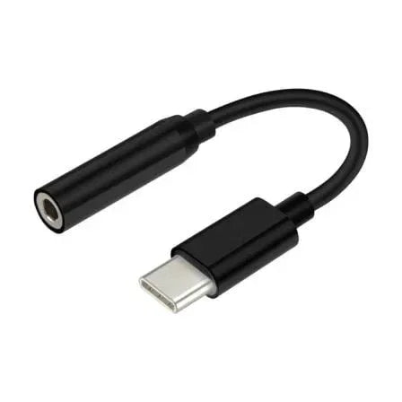Conversor Jack 384 KHz Aisens A109-0348/ USB Tipo-C Macho - Jack 3.5 Hembra - PixelPlaza