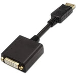 Cable Conversor Aisens A125-0133/ DisplayPort Macho - DVI Hembra/ 15cm/ Negro - PixelPlaza