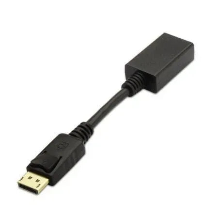 Conversor Aisens A125-0134/ DisplayPort Macho - HDMI Hembra/ 15cm/ Negro - PixelPlaza