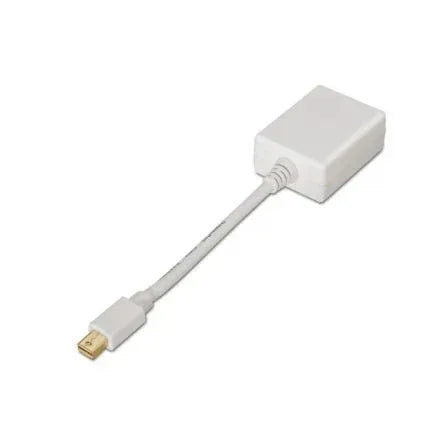 Conversor Aisens A125-0136/ Mini DisplayPort Macho - VGA Hembra/ 15cm/ Blanco - PixelPlaza