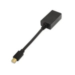 Cable Conversor Aisens A125-0137/ Mini DisplayPort Macho - HDMI Hembra/ 15cm/ Negro - PixelPlaza