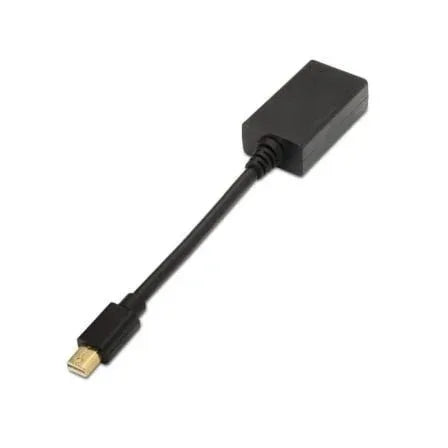 Cable Conversor Aisens A125-0137/ Mini DisplayPort Macho - HDMI Hembra/ 15cm/ Negro - PixelPlaza