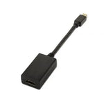 Cable Conversor Aisens A125-0137/ Mini DisplayPort Macho - HDMI Hembra/ 15cm/ Negro - PixelPlaza