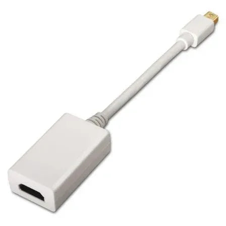 Cable Conversor Aisens A125-0138/ Mini DisplayPort Macho - HDMI Hembra/ 15cm/ Blanco - PixelPlaza