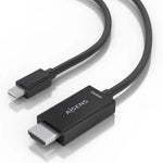 Cable Conversor Aisens A125-0888/ Mini DisplayPort Macho - HDMI 4K Macho/ 2m/ Negro - PixelPlaza