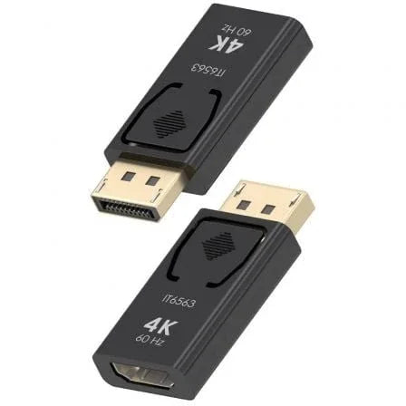 Adaptador HDMI 4K Aisens A125-0908/ DisplayPort Macho - HDMI Hembra - PixelPlaza