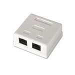 Roseta de Superficie Aisens A139-0302/ Cat.6/ 2 Tomas - PixelPlaza