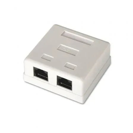Roseta de Superficie Aisens A139-0302/ Cat.6/ 2 Tomas - PixelPlaza