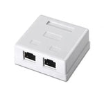Roseta de Superficie Aisens A139-0304/ Cat.6/ 2 Tomas - PixelPlaza
