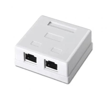 Roseta de Superficie Aisens A139-0304/ Cat.6/ 2 Tomas - PixelPlaza