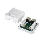 Roseta de Superficie Aisens A139-0304/ Cat.6/ 2 Tomas - PixelPlaza
