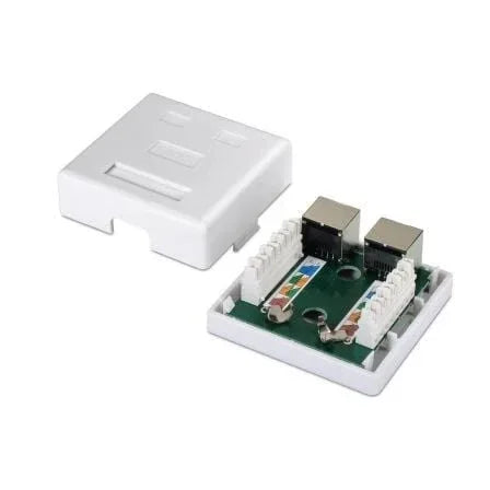 Roseta de Superficie Aisens A139-0304/ Cat.6/ 2 Tomas - PixelPlaza