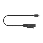 Adaptador para Discos Duros 2.5" Aisens ASE-25C04B/ USB Tipo-C 3.1 Macho - SATA - PixelPlaza