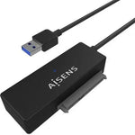 Adaptador para Discos Duros 2.5"/3.5" Aisens ASE-35A01B/ USB 3.0 - SATA/ con Alimentador - PixelPlaza