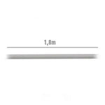 Cable USB 2.0 Impresora Aisens A101-0002/ USB Tipo-B Macho - USB Macho/ 1.8m/ Beige - PixelPlaza