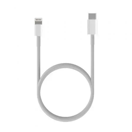 Cable USB 2.0 Tipo-C Lightning Aisens A102-0543/ USB Tipo-C Macho - Lightning Macho/ 50cm/ Blanco - PixelPlaza