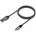 Cable USB 3.1 Tipo-C Aisens A107-0632/ USB Tipo-C Macho - USB Macho/ 10Gbps/ 1.5m/ Gris - PixelPlaza