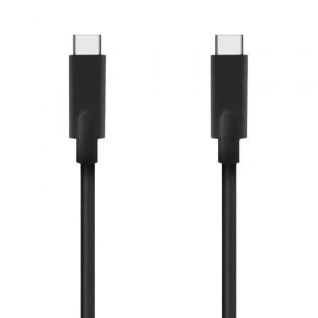 Cable USB 3.2 Tipo-C Aisens A107-0707 5GBPS 3A 60W/ USB Tipo-C Macho - USB Tipo-C Macho/ Hasta 60W/ 5Gbps/ 5m/ Negro - PixelPlaza