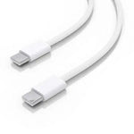 Cable USB 2.0 Tipo-C Aisens A107-0855/ USB Tipo-C Macho - USB Macho/ Hasta 60W/ 480Mbps/ 1m/ Blanco - PixelPlaza