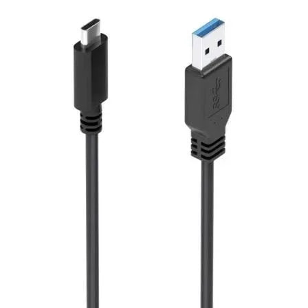 Cable USB 3.1 Tipo-C Aisens A107-0860/ USB Tipo-C Macho - USB Macho/ 10Gbps/ 2m/ Negro - PixelPlaza