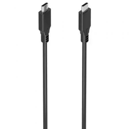 Cable USB 3.2 Tipo-C Aisens A107-0874 20GBPS 5A 100W/ USB Tipo-C Macho - USB Tipo-C Macho/ Hasta 100W/ 20Gbps/ 2m/ Gris - PixelPlaza