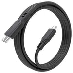 Cable USB 3.2 Tipo-C Aisens A107-0874 20GBPS 5A 100W/ USB Tipo-C Macho - USB Tipo-C Macho/ Hasta 100W/ 20Gbps/ 2m/ Gris - PixelPlaza
