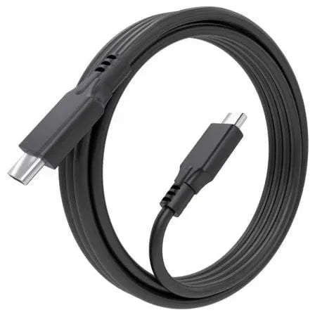Cable USB 3.2 Tipo-C Aisens A107-0874 20GBPS 5A 100W/ USB Tipo-C Macho - USB Tipo-C Macho/ Hasta 100W/ 20Gbps/ 2m/ Gris - PixelPlaza