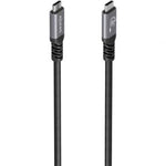 Cable USB 3.2 Tipo-C Aisens  A107-0991/ USB Tipo-C Macho - USB Tipo-C Macho/ Hasta 60W/ 5Gbps/ 7m/ Negro