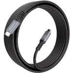 Cable USB 3.2 Tipo-C Aisens  A107-0991/ USB Tipo-C Macho - USB Tipo-C Macho/ Hasta 60W/ 5Gbps/ 7m/ Negro