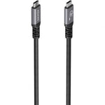 Cable USB 3.2 Tipo-C Aisens  A107-0992/ USB Tipo-C Macho - USB Tipo-C Macho/ Hasta 60W/ 5Gbps/ 10m/ Negro