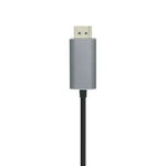 Cable DisplayPort Aisens A109-0395/ USB Tipo-C Macho - DisplayPort Macho/ Hasta 27W/ 1250Mbps/ 1.8m/ Negro - PixelPlaza