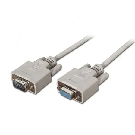 Cable Serie RS232 Aisens A112-0065/ DB9 Macho - DB9 Hembra/ Hasta 0.15W/ 1.6Mbps/ 1.8m/ Beige - PixelPlaza