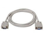 Cable Serie RS232 Aisens A112-0065/ DB9 Macho - DB9 Hembra/ Hasta 0.15W/ 1.6Mbps/ 1.8m/ Beige - PixelPlaza