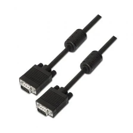 Cable SVGA Aisens A113-0072/ VGA Macho - VGA Macho/ Hasta 3W/ 10Mbps/ 3m/ Negro - PixelPlaza