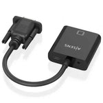 Cable Conversor Aisens A115-0873/ VGA Macho/ HDMI Hembra - Jack 3.5 Hembra - MicroUSB / 20cm/ Negro - PixelPlaza